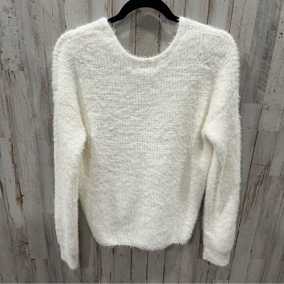 NWT PLANET GOLD Juniors' Eyelash-Knit Drawstring Sweater - Picture 4 of 6